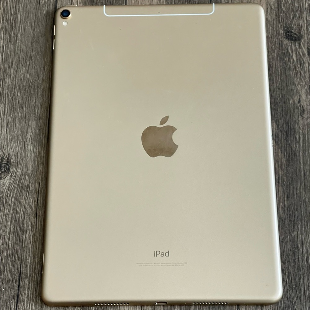 Apple IPad Pro 10.5 inch Gold WiFi + Cellular 64GB Great working condition